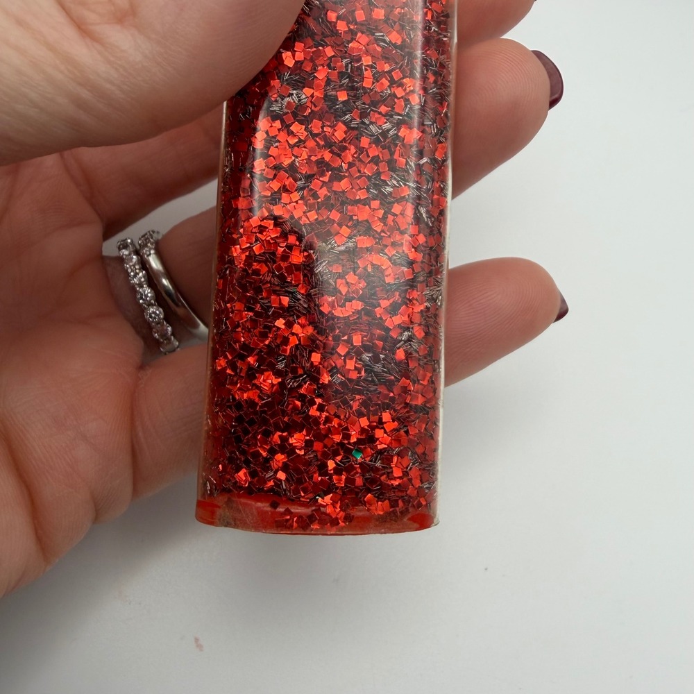 Vintage Red Glitter‎ Star Band Co Inc Non Tarnishing Aluminum Glitter 7/8 Oz - Picture 5 of 6